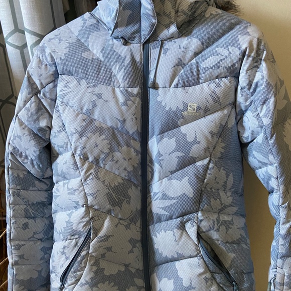 Salmon Woman Ski Coat - Picture 2 of 3